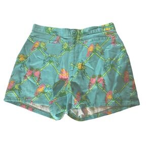 Lilly Pulitzer Birds Of Paradise Multi-Color Shorts Size 4 EUC